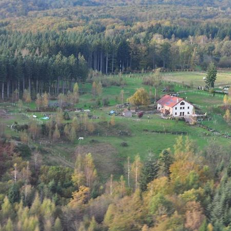 Bed and Breakfast La Belle Chambre dans une ferme avec etang privé dans la région des Mille Etangs Faucogney-et-La-Mer à Ecromagny Extérieur photo