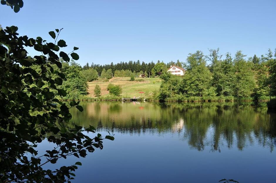 Bed and Breakfast La Belle Chambre dans une ferme avec etang privé dans la région des Mille Etangs Faucogney-et-La-Mer à Ecromagny Extérieur photo