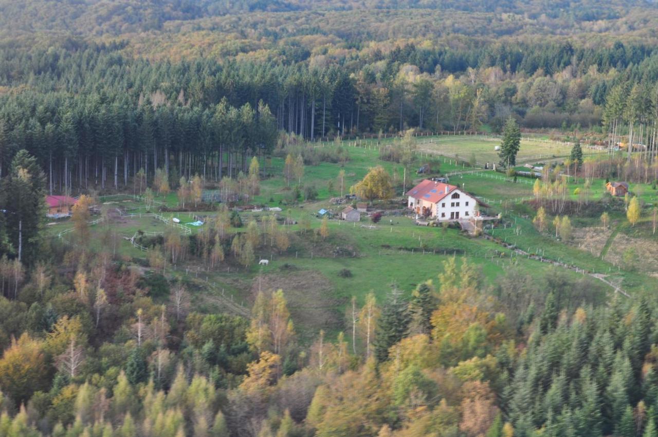 Bed and Breakfast La Belle Chambre dans une ferme avec etang privé dans la région des Mille Etangs Faucogney-et-La-Mer à Ecromagny Extérieur photo